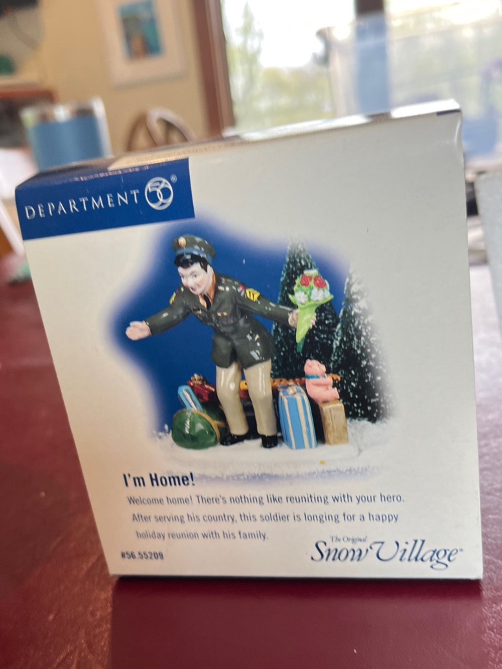 Department 56 Snow Village I'm Home!